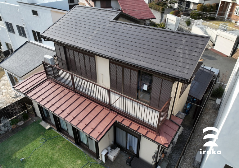 株式会社いらか・iraka【鎌倉市】瓦屋根 屋根材の重さ軽減工事｜施工事例｜after｜施工後